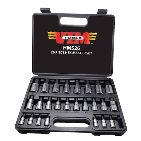 Vim Tools 26 Piece Hex Master Set HMS26